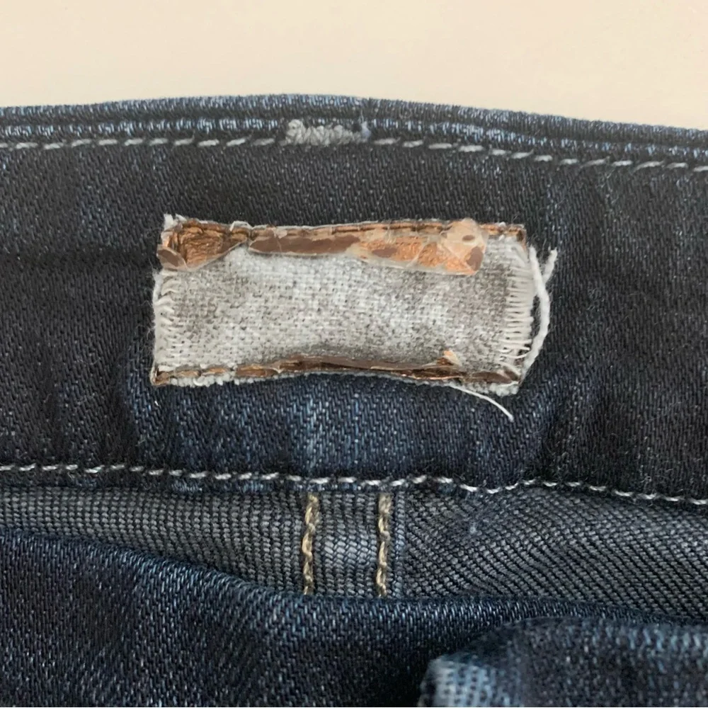 Mother The Looker Crop Coffee, Tea or Me Wash Jeans Size 25 - Picture 2 of 11